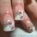 Các mẫu nail Hello Kitty dễ thương cho bạn gái