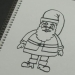 Cách vẽ ông già Noel bằng bút chì