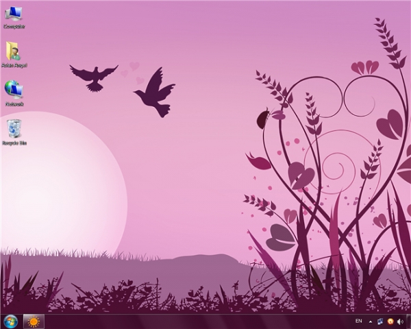 2 Theme đẹp về Valentine dành cho Windows 7