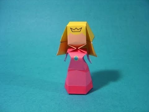 Cách xếp nàng công chúa nhỏ bằng giấy theo phong cách Origami | vnHow.vn