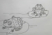 Cách vẽ con ếch bằng bút chì