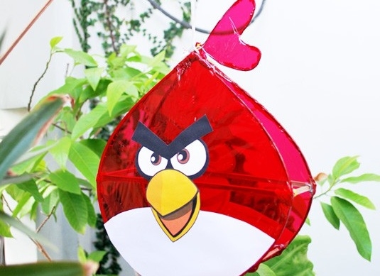 Cách làm lồng đèn Angry Birds cho Trung Thu