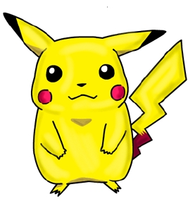 Cách vẽ Pokemon Pikachu 