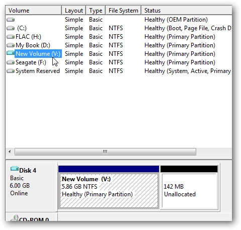 Cách tạo ổ đĩa cứng ảo trên Windows 7 7