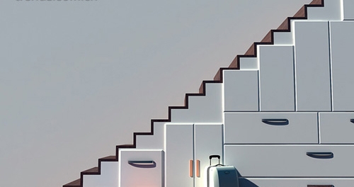 Cách thiết kế và trang trí cầu thang cho nhà hẹp 3