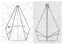 Cách xếp hạc giấy theo phong cách Origami 9