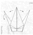 Cách xếp hạc giấy theo phong cách Origami 10