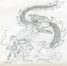 Học vẽ con rồng  15 bước cơ bản vẽ con rồng  Mỹ Thuật Bụi