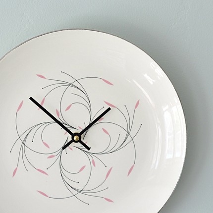 Những mẫu đồng hồ treo tường tuyệt đẹp từ đĩa ăn 6