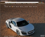 5 Theme đẹp về xe Audi R8 cho trình duyệt Chrome 4