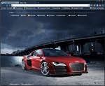 5 Theme đẹp về xe Audi R8 cho trình duyệt Chrome 5