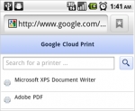 Cách in ấn từ Gmail trên Android sử dụng Cloud Print 2