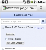 Cách in ấn từ Gmail trên Android sử dụng Cloud Print 3