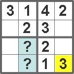 Cách giải Sudoku 4x4 3