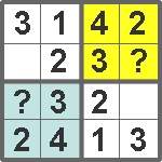 Cách giải Sudoku 4x4 4