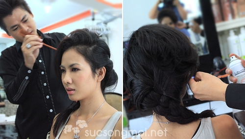 Cách tạo 3 kiểu tóc thắt bím cho dịp xuân hè 2011 3