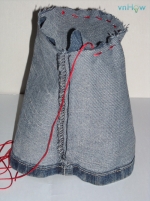 thumb cach lam chiec tui nho xinh tu quan jean cu 1 2 Cách làm chiếc túi nhỏ xinh từ quần Jean cũ