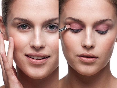 Cách trang điểm mắt tím hồng quyến rũ 1