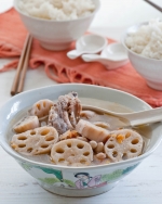 Canh củ sen và lạc 8