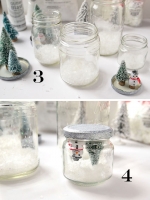 Cách làm quả cầu thủy tinh cho Noel 3