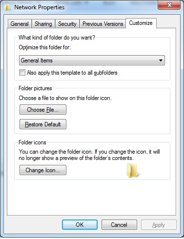 Cách thay đổi icon của folder trên Windows 7 2