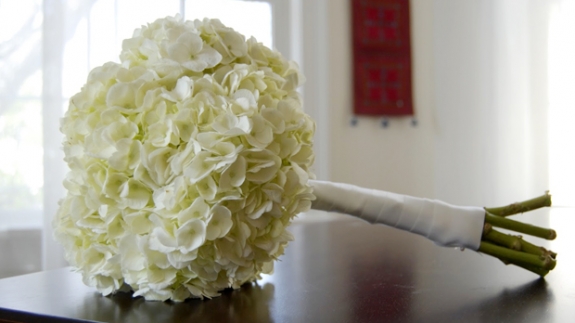 Hoa cưới từ cẩm tú cầu 1