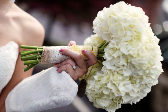 Hoa cưới từ cẩm tú cầu 2