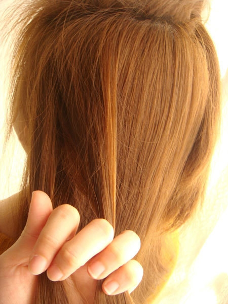 Tết tóc kiểu đuôi tôm uốn ngược 6