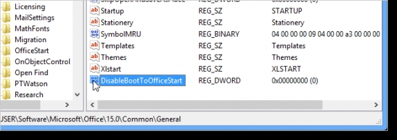 Cách loại bỏ màn hình khởi động (Start Screen) của Office 2013 4