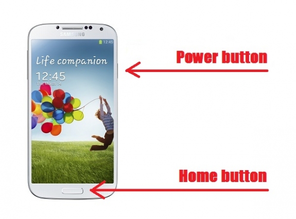 Cách chụp screenshot trên Samsung Galaxy S4 1