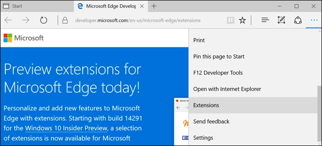 Cách cài đặt extension trên Microsoft Edge 1