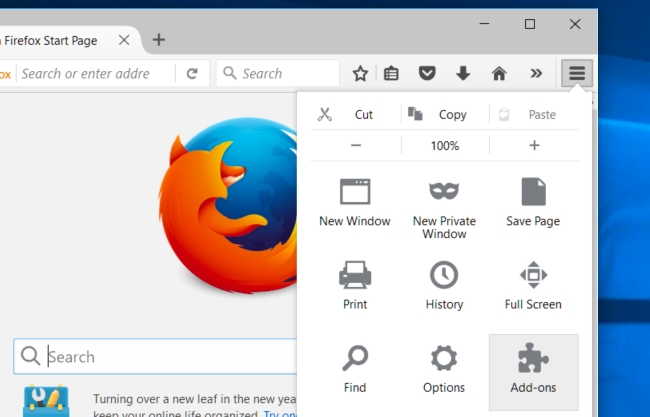 Cách gỡ bỏ Add-ons trên trình duyệt Firefox 1